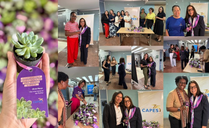 Trabalhadoras participam de ação do Mês das Mulheres na CAPES 