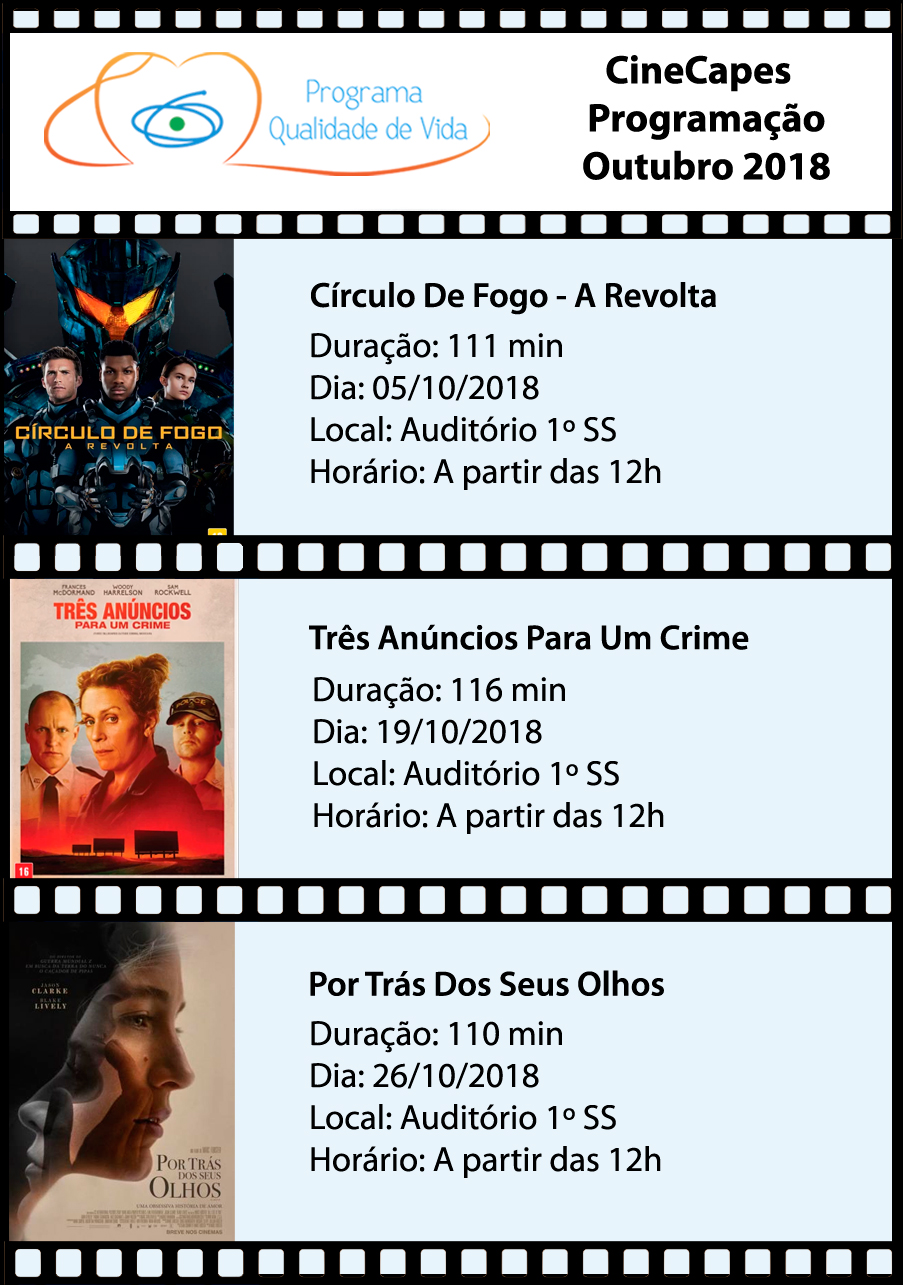 11092018 CineCapes Outubro