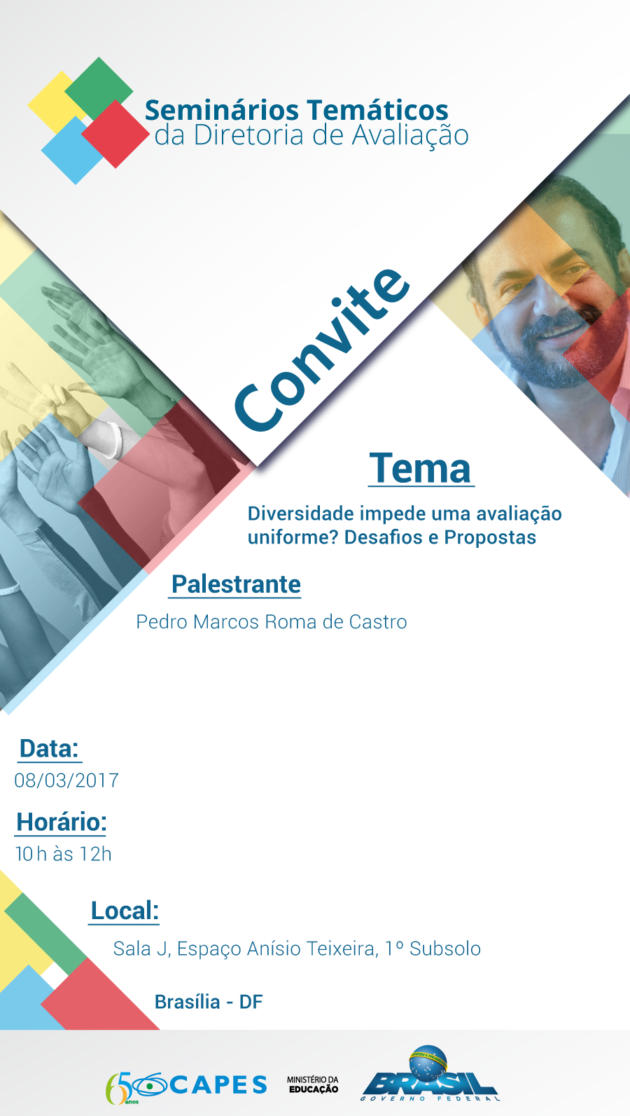 06032017 Convite Palestra DAV 08 mar