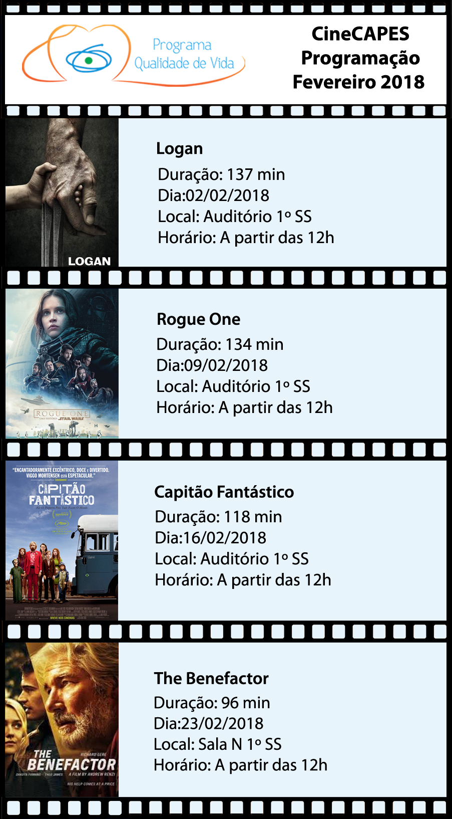 30012018 Programacao CineCapes fevereiro